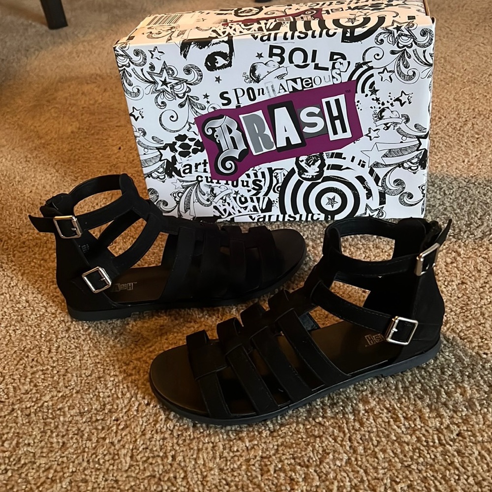 Black Dress Sandals